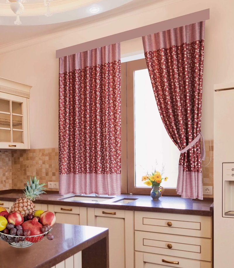 Curtains for kitchen design