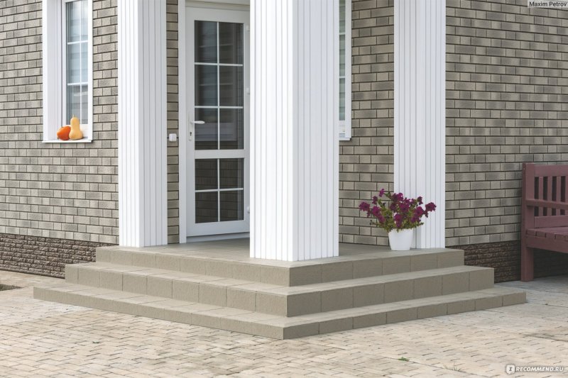 Clinker tiles for porch