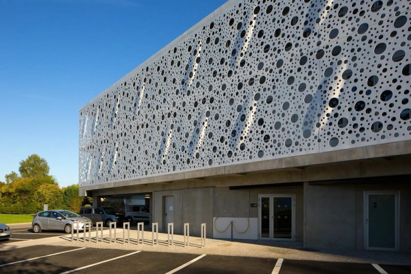 Perforated Metal Facade Panel