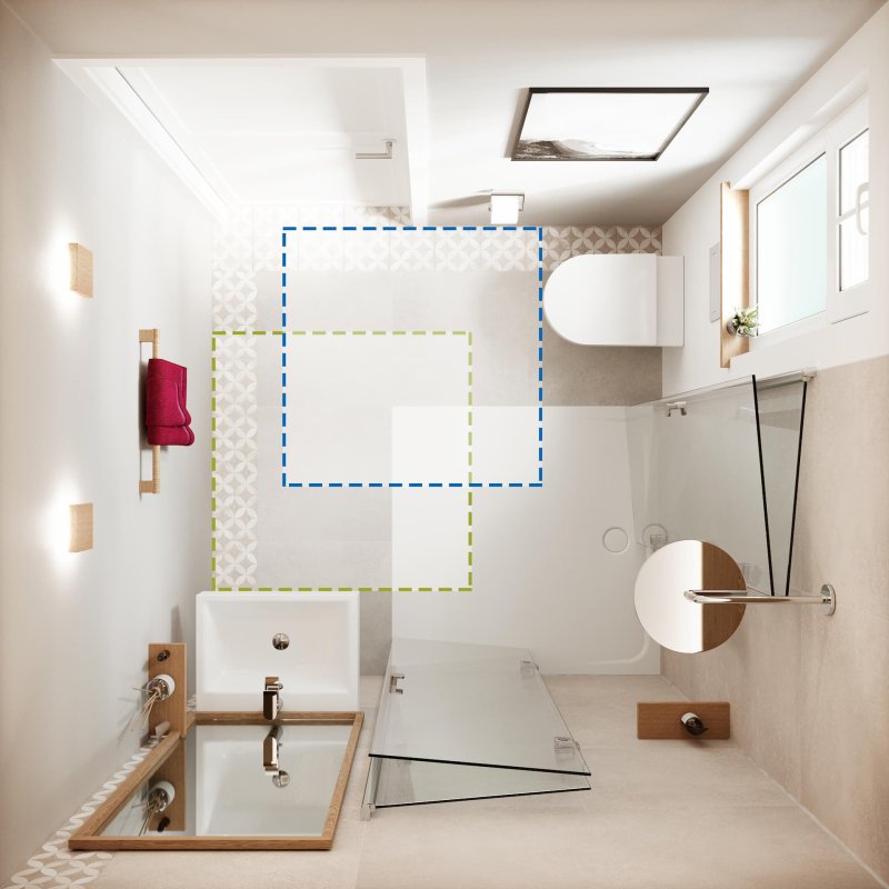 Bathroom layout