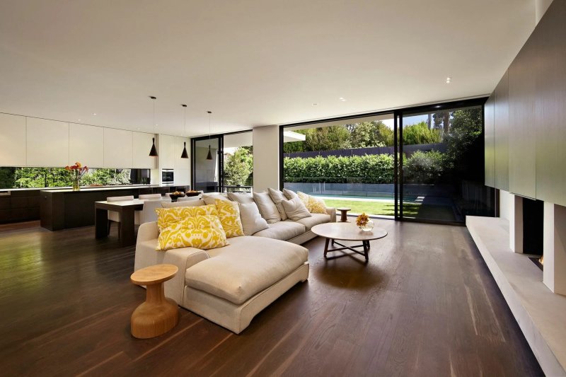 Modern interiors of houses