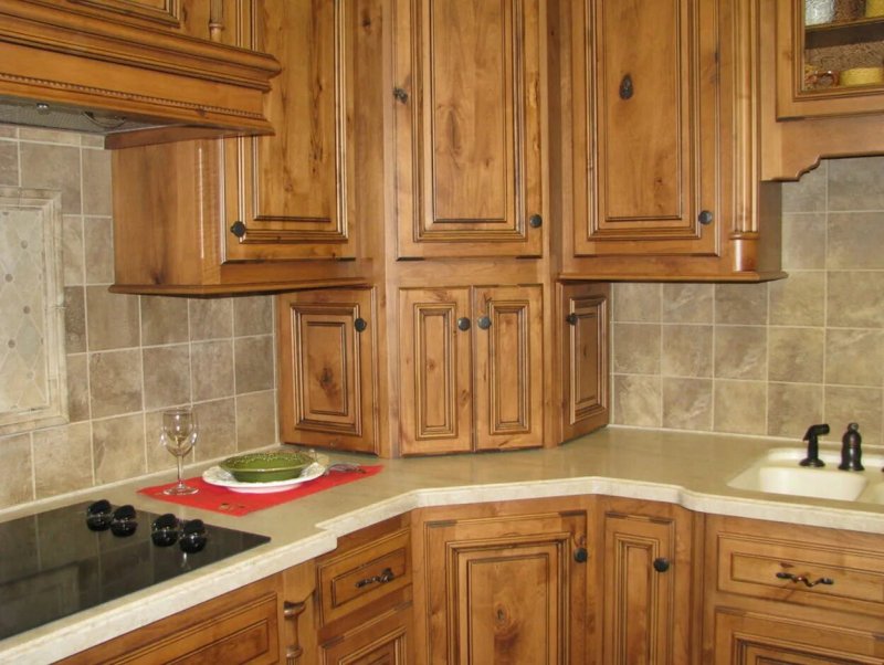 Wooden kitchen set