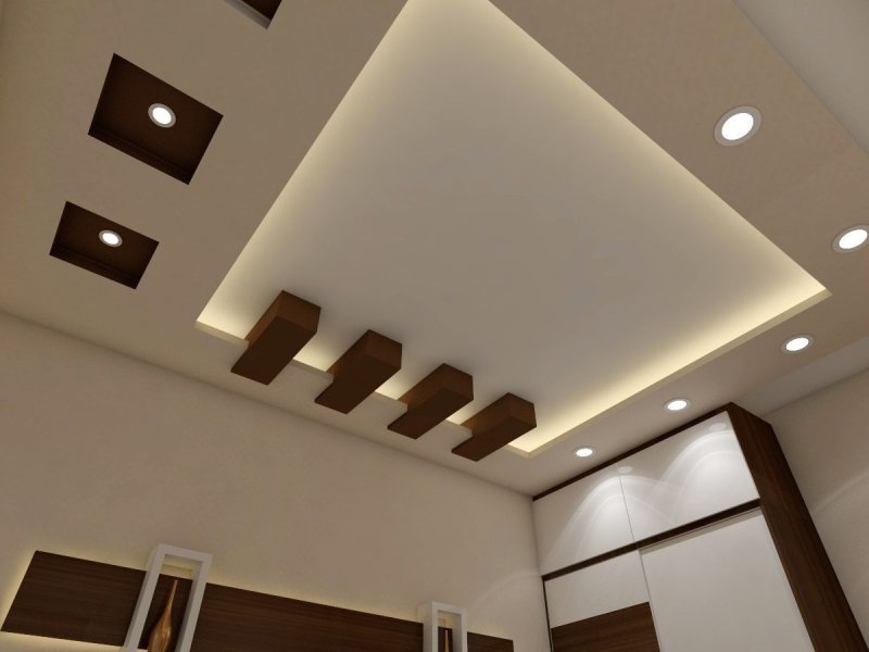 Designer ceilings made of drywall