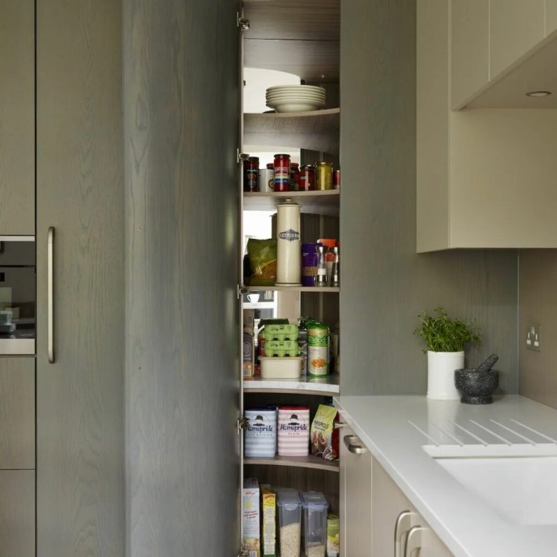 Pantry in the kitchen