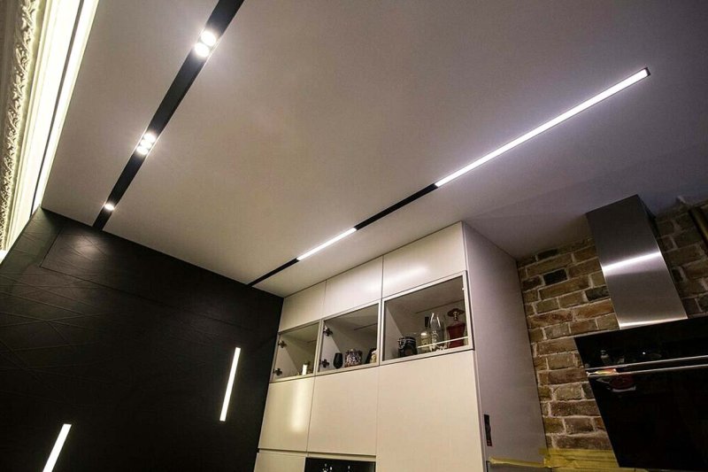 Built -in linear lamps