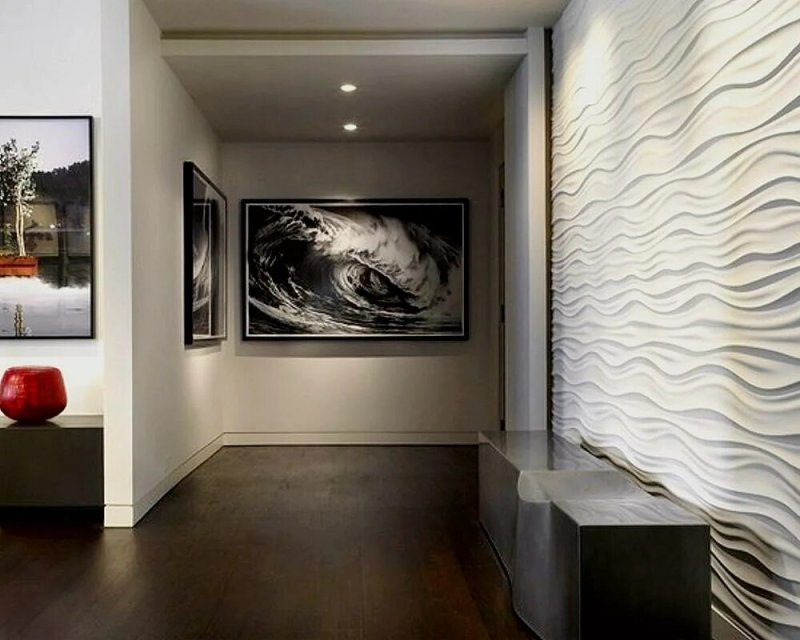 3D gypsum panel "Wave Atlantic"