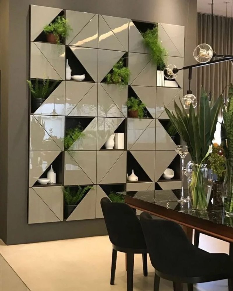 Decorative mirror panels