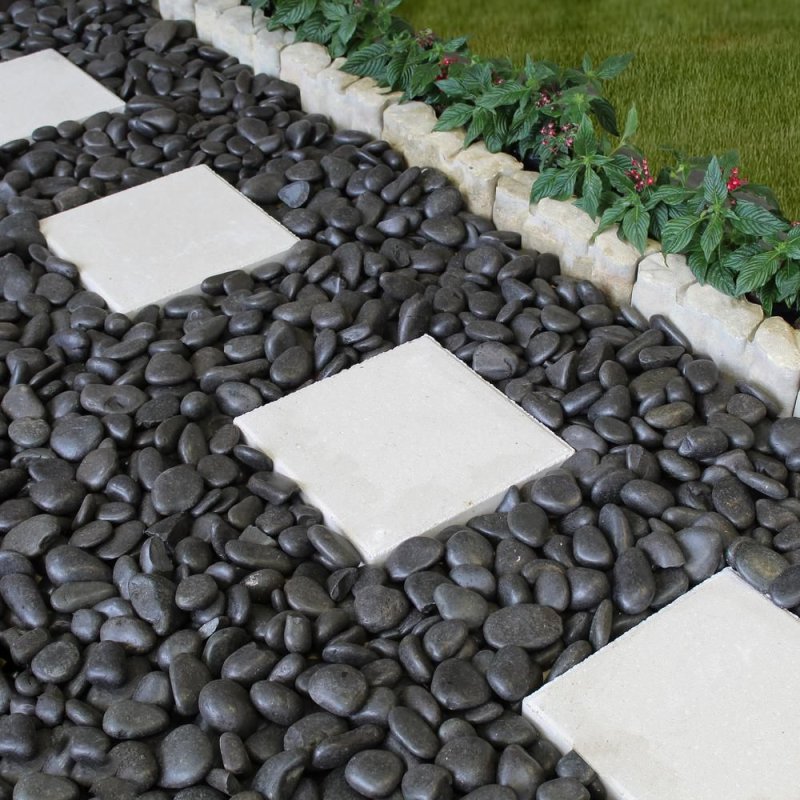 Pebbles for landscape design