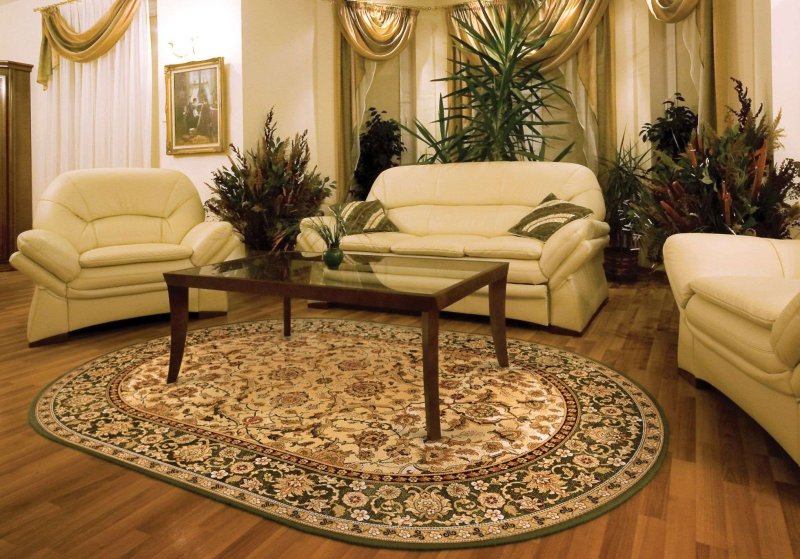 Carpet in the interior of the living room