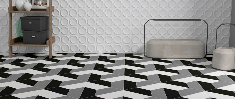 Hexagonal tiles