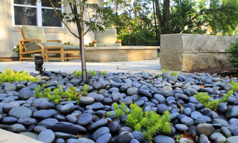 Pebbles in the landscape