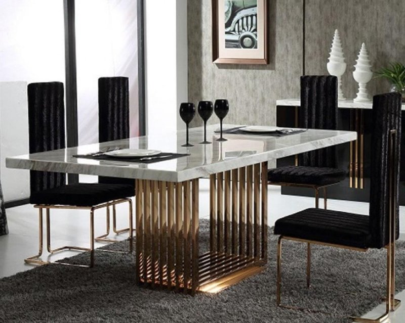 The table is modern dining