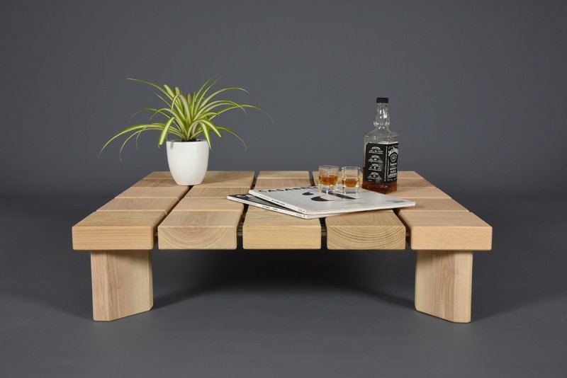 Designer tables made of wood