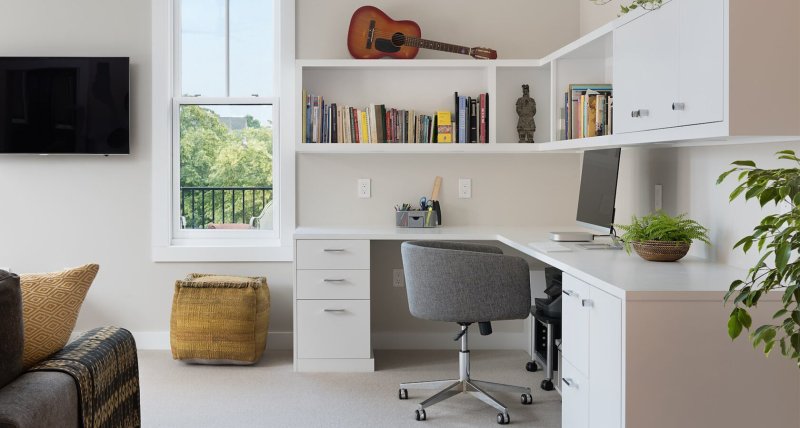 Desk near the window