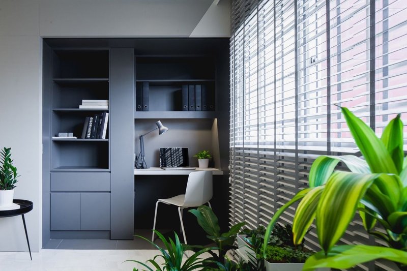 Cabinet on a small balcony