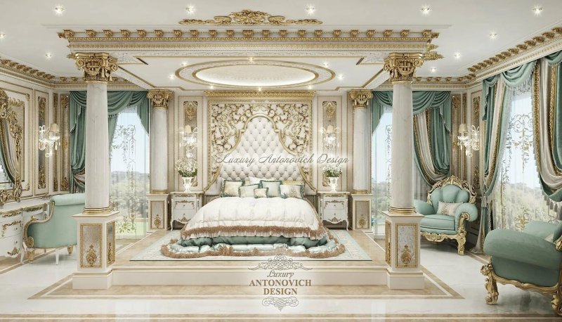 Royal bedroom Luxury Antonovich Design