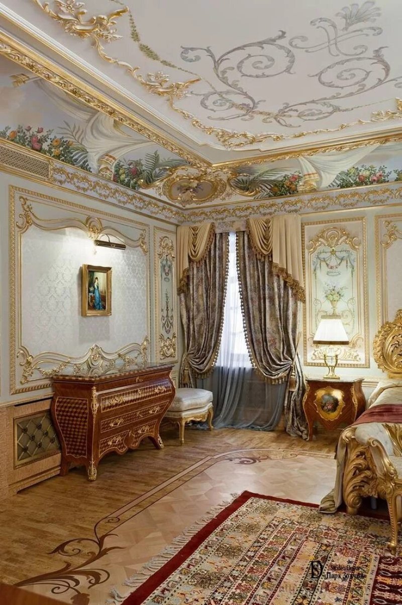 Rococo style in the interior