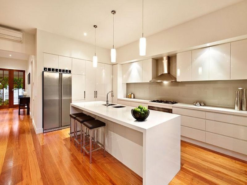 The interior of the kitchen