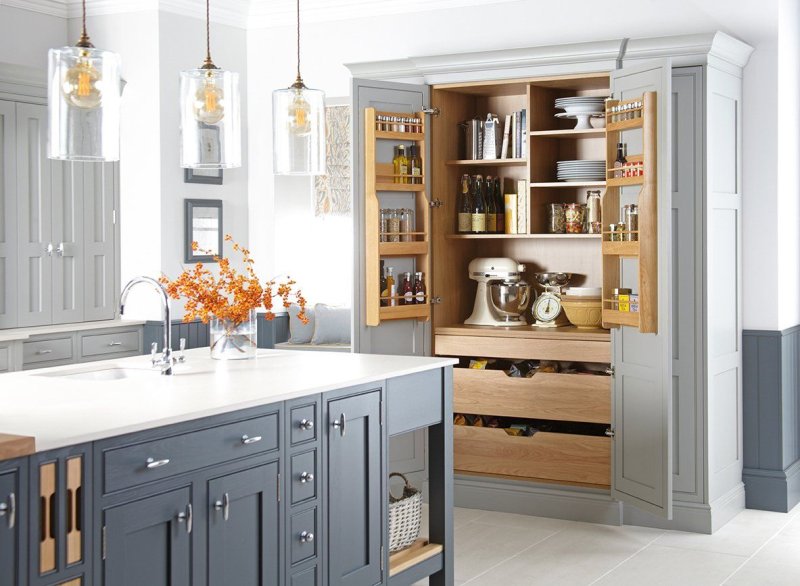 Pantry in the kitchen