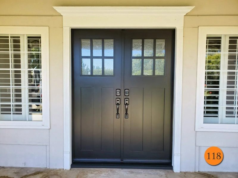 Double front door