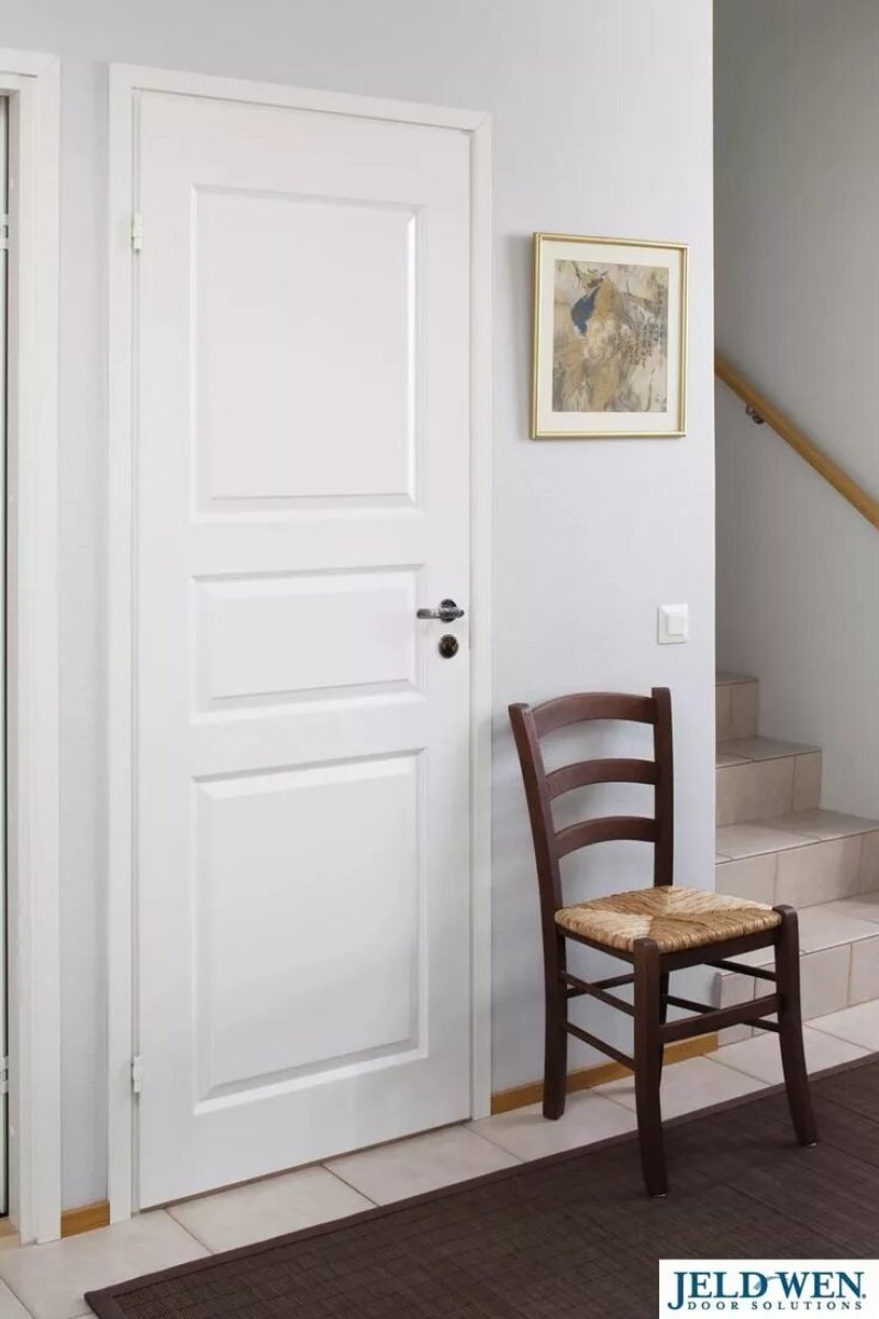 White door in the interior