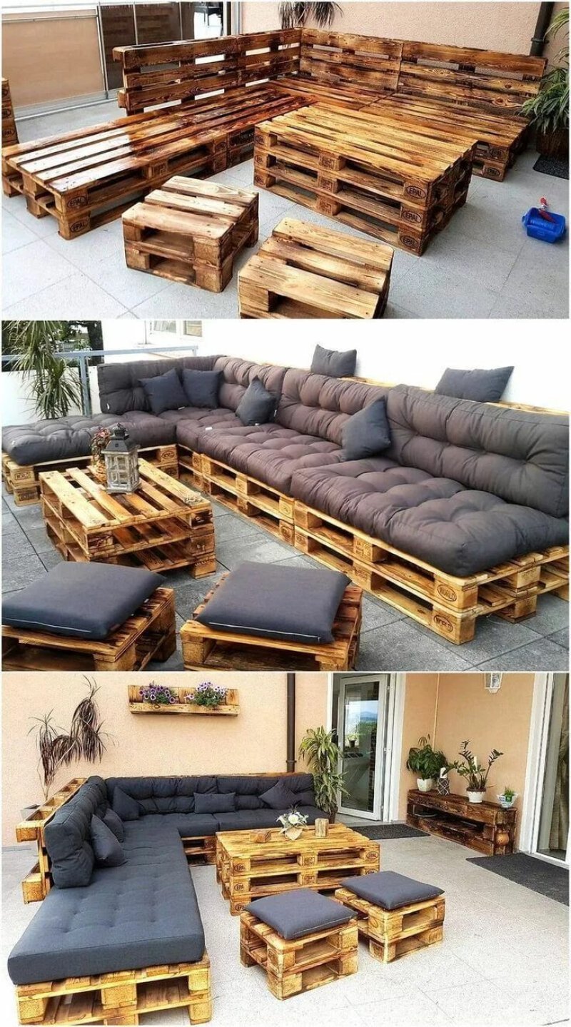 Furniture from the pallet