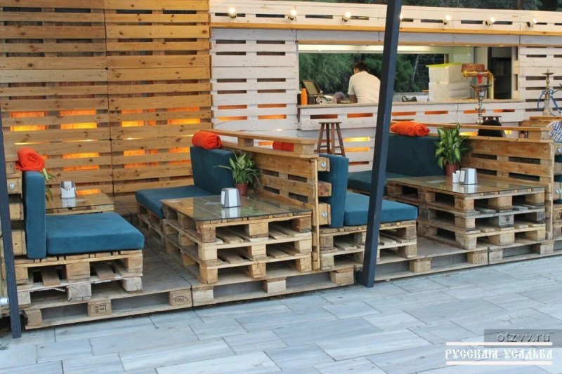 Furniture from the pallet