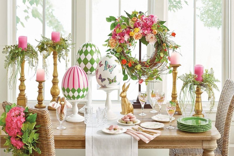 Easter table decoration