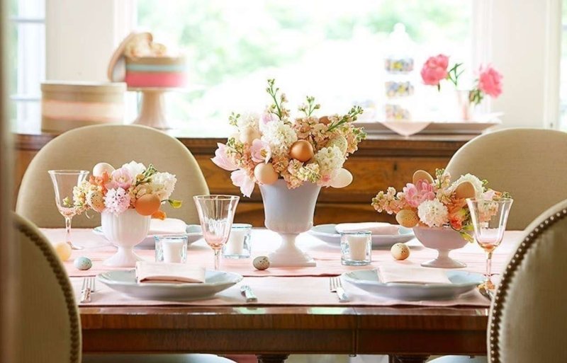 Easter table setting