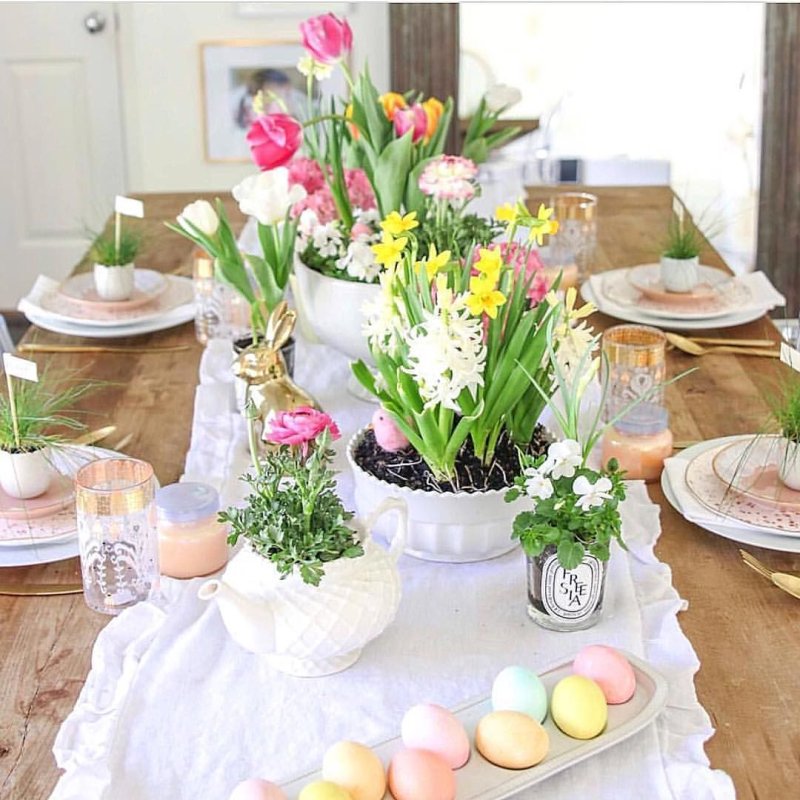 Easter table decoration