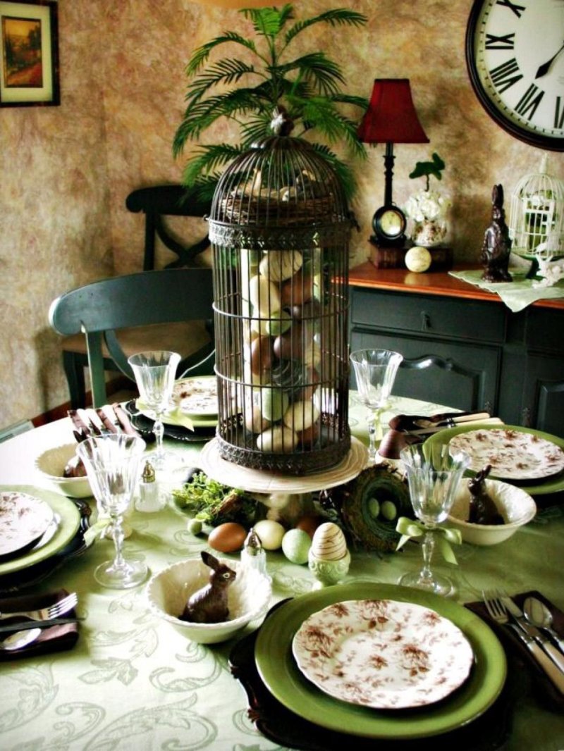 Easter table decoration