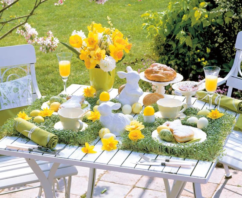 Easter table setting