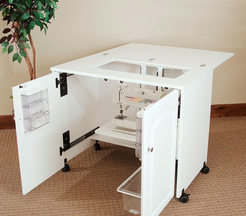 Sewing table transformer