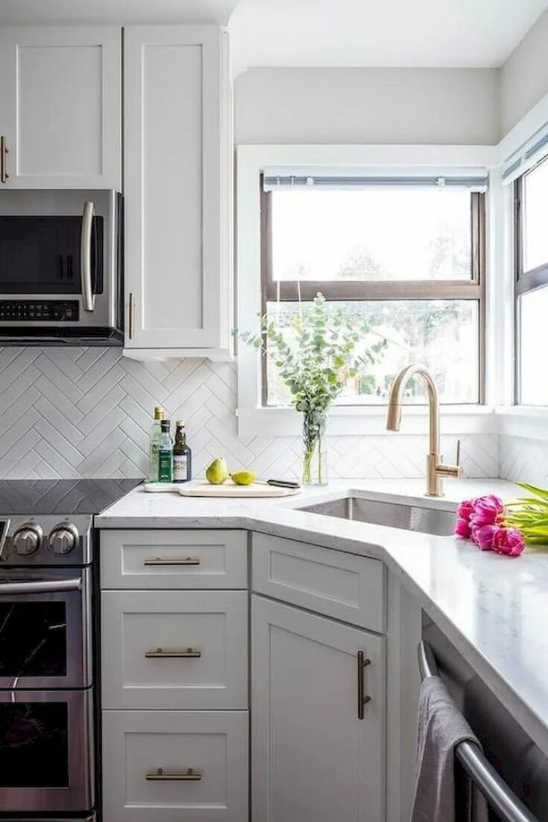 The interior of the kitchen