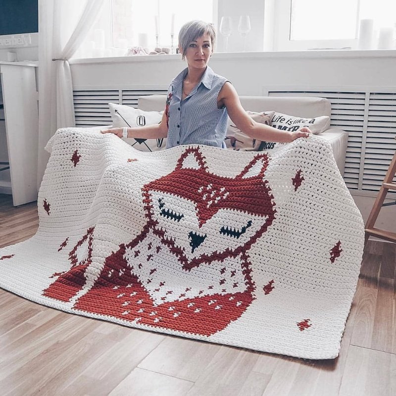 Knitted blankets