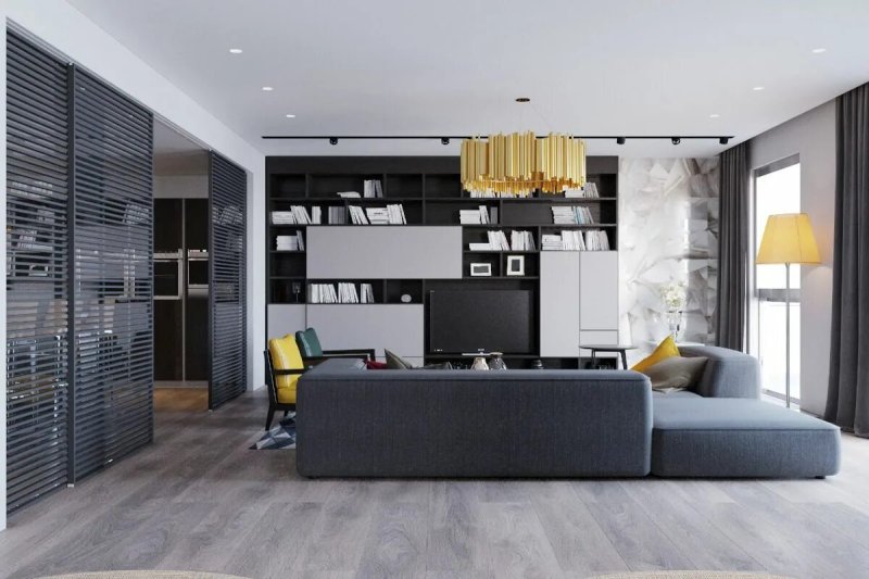 The interior of apartments in a modern style