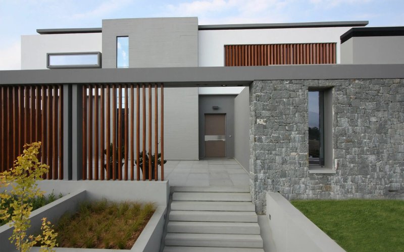 The house is modern