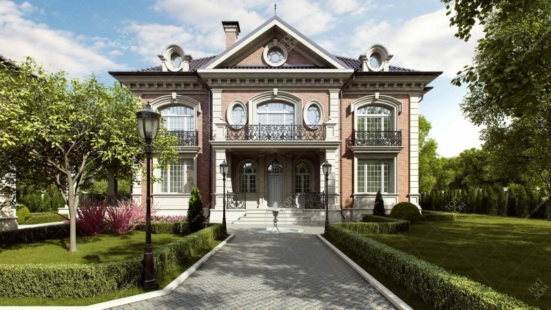 Merano project of the Empire style mansion