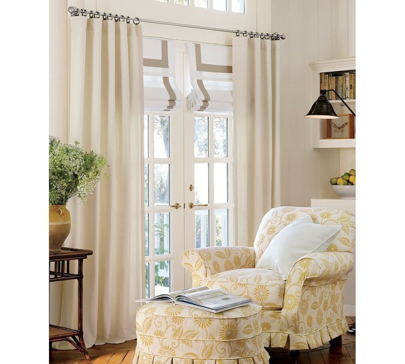 Linen curtains eco -style