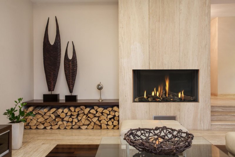 Home fireplace