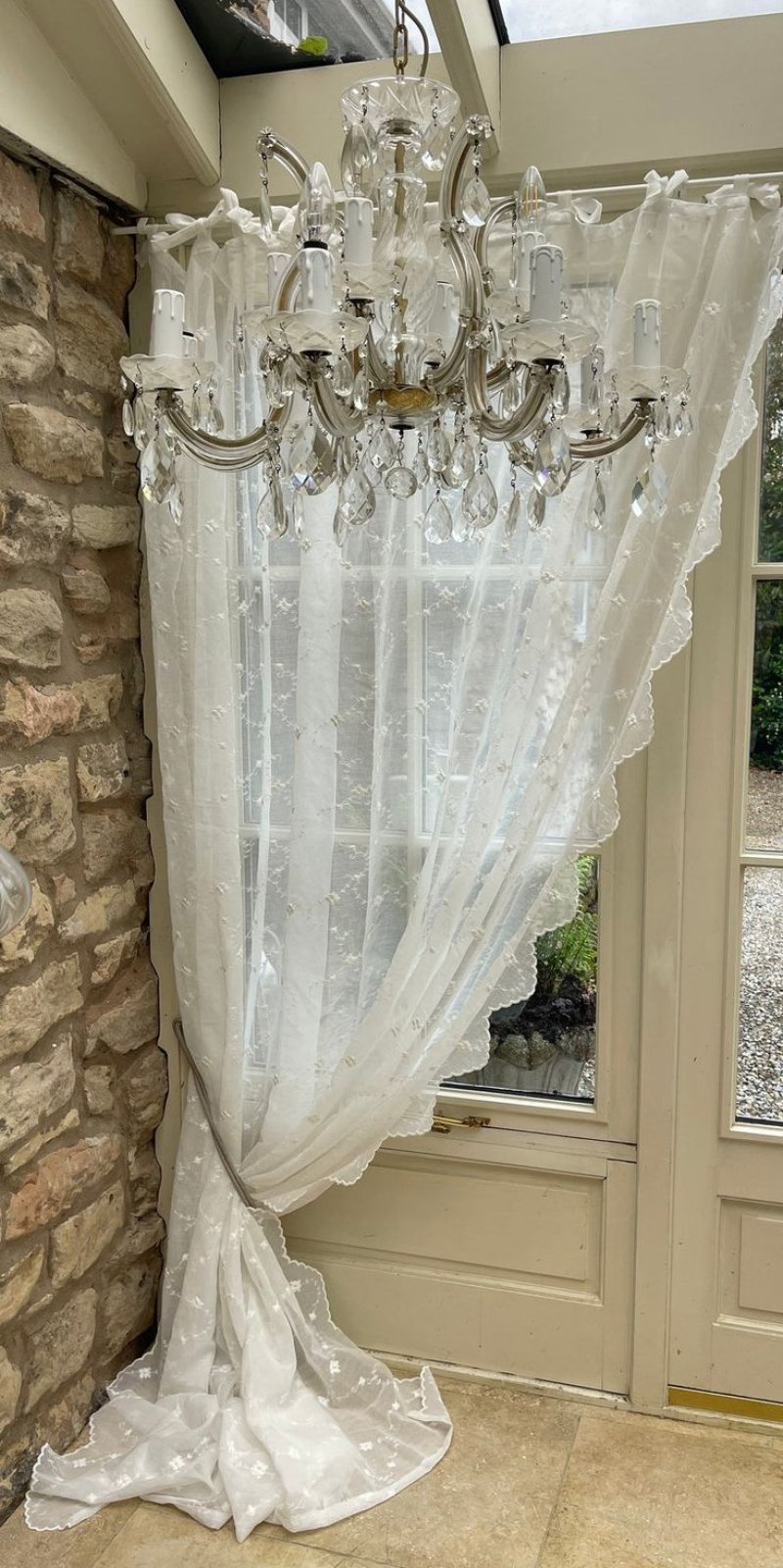 French -style curtains