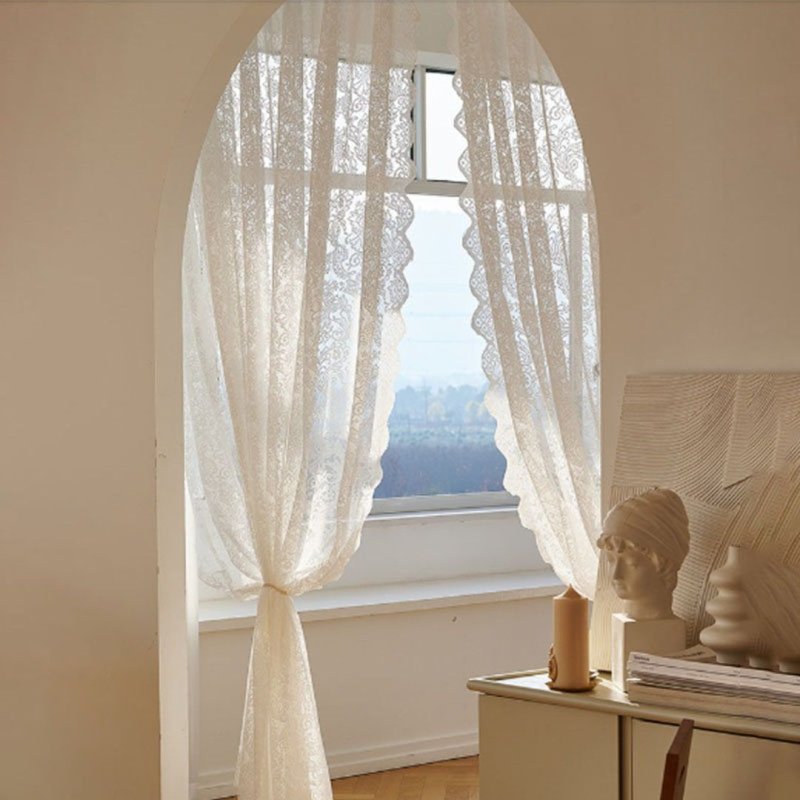 Lace curtains