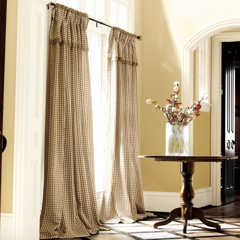 Linen curtains eco -style