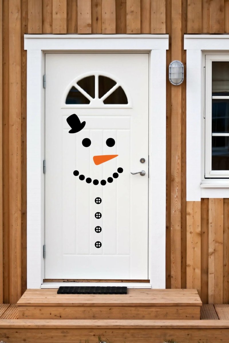 Doors decor for the New Year