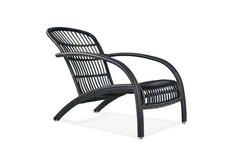 Armchair Wave with a rattan