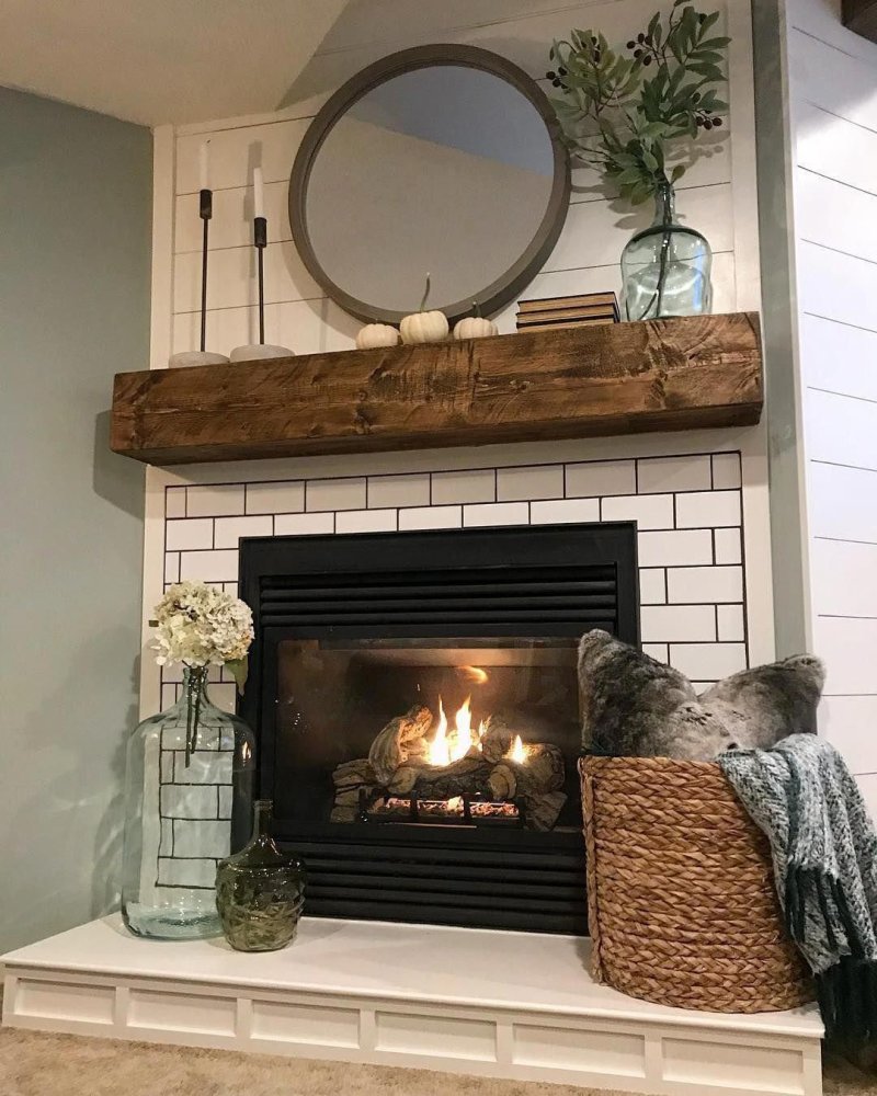 Skandy -style fireplace