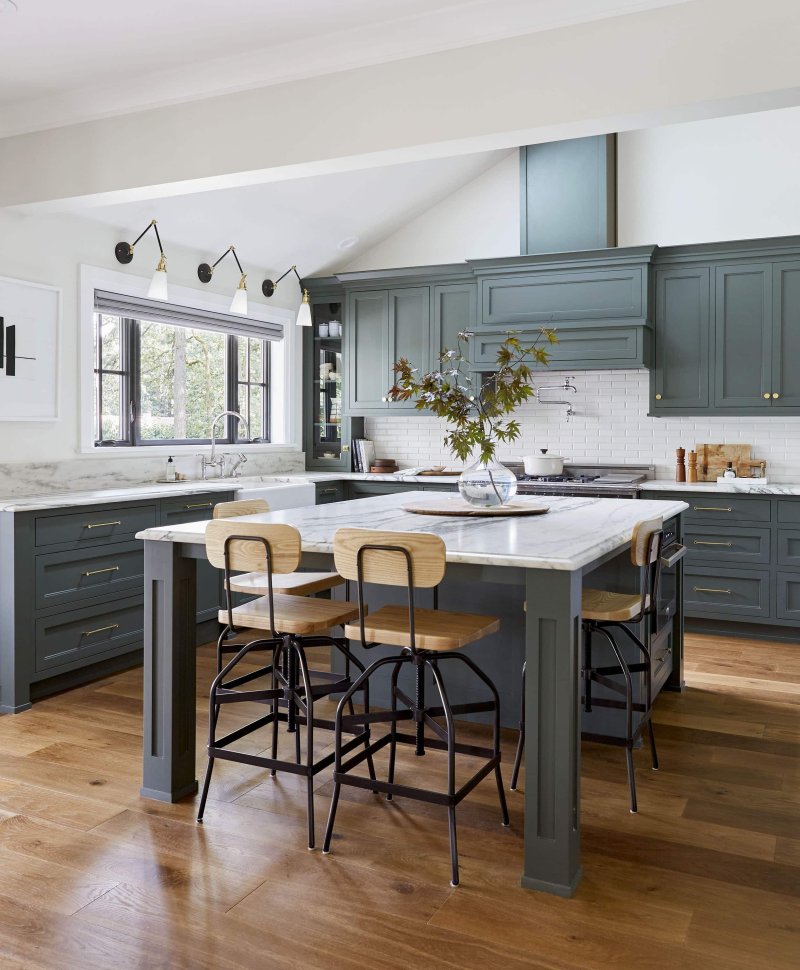 American -style kitchen interior