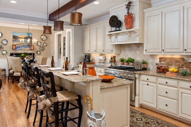 American -style kitchen interior