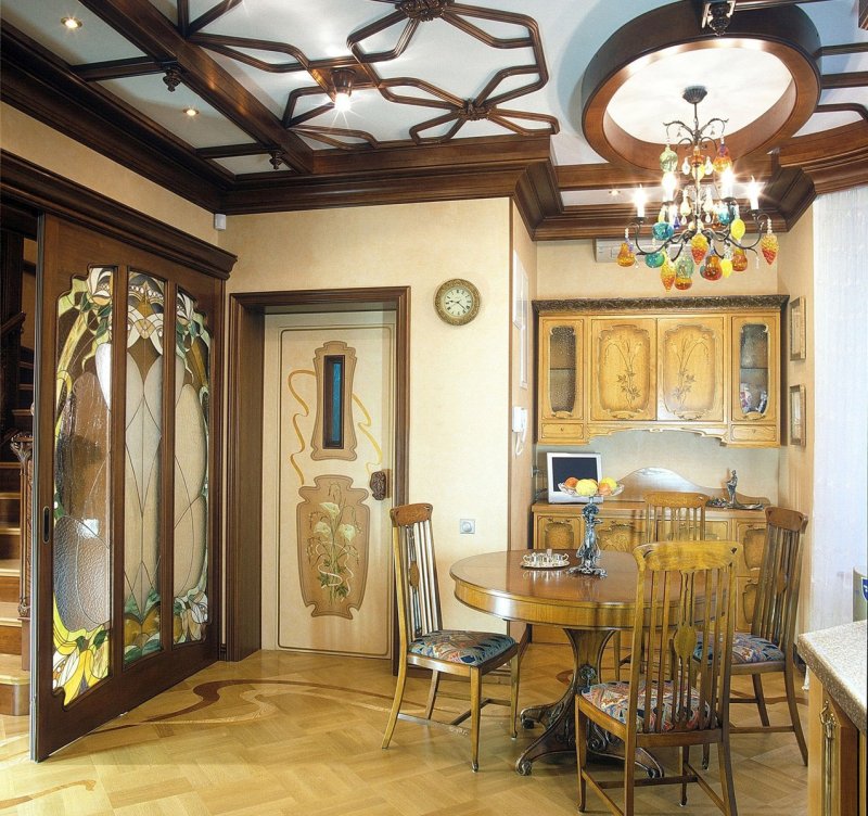 Art nouveau style in the interior