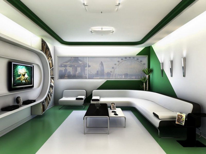 Neo futurism interior